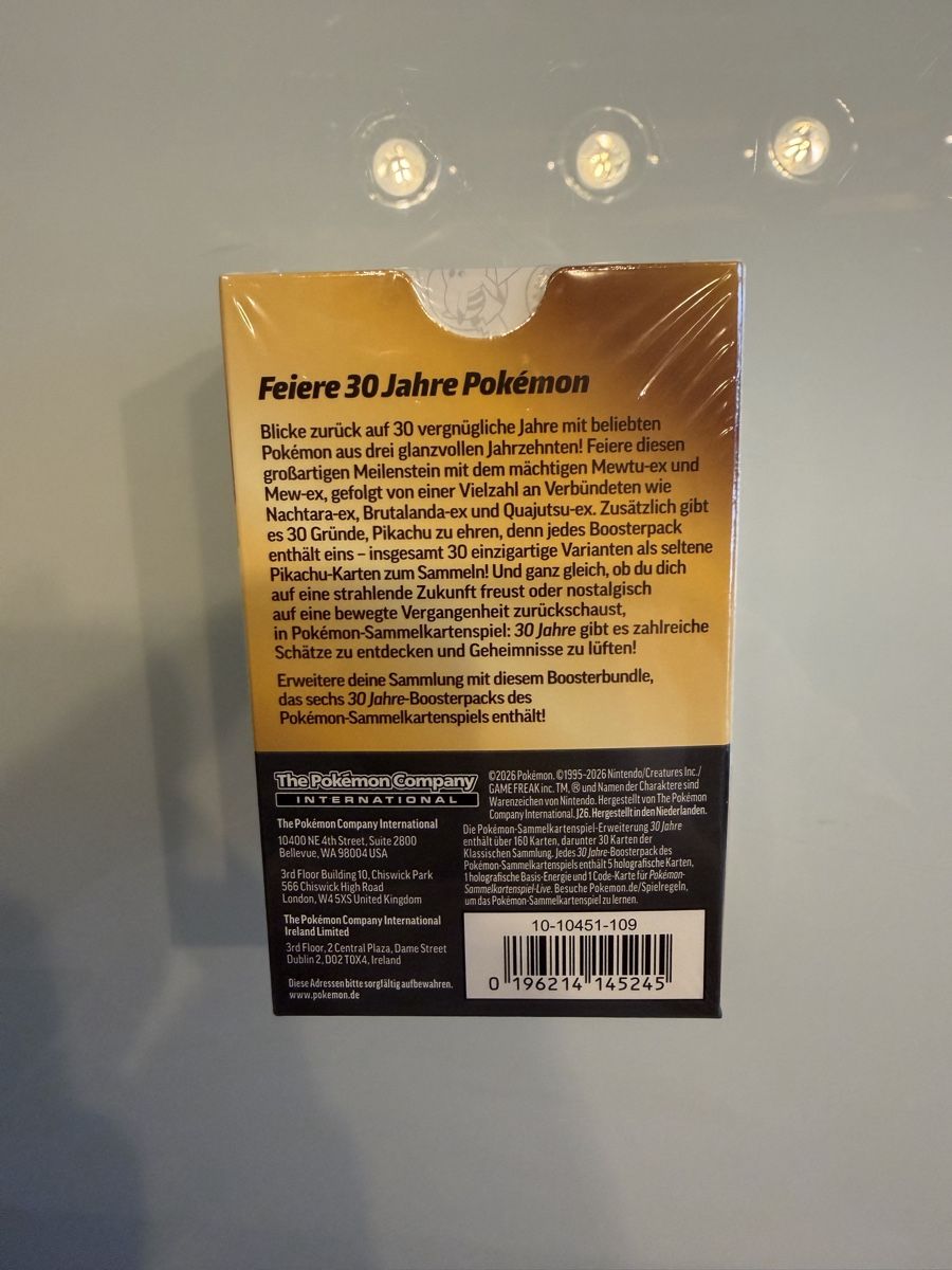 Pokémon Carte collezionabili: Pokemon Booster budle 30th deutsch – Nuovo e nell'imballaggio originale da Winterthur venduto da stipooo97 1