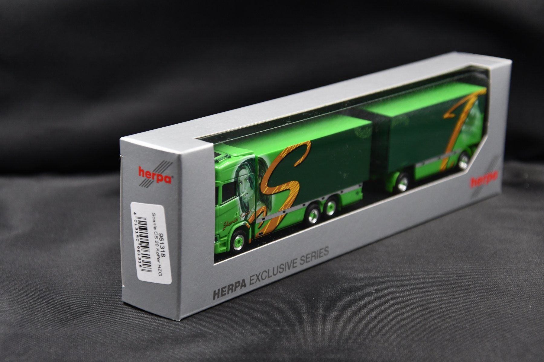 Herpa 317535 - Scania CS20 ND Schwedenkombi Daniel Karlsson - Camion 1/87 Miniature