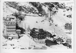 Flugaufnahme Zermatt - Hotel Rothorn