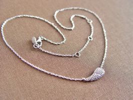 Kette mit Flügel, Silber 925, Zirkonia "Avant Première"