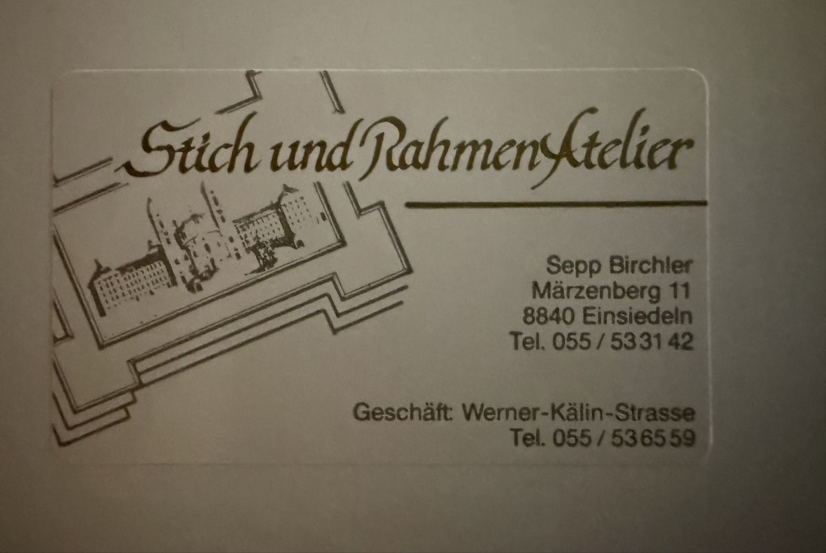 Gravures: Stich von Einsiedeln – Neuf (Voir description) à Neuägeri par Pinguin95 2