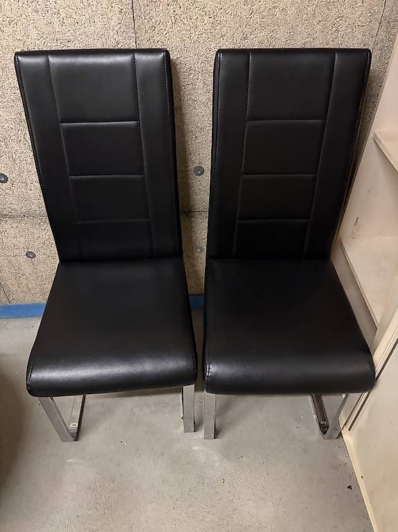 Sedie: 6x Kunstleder Stühle schwarz – Usato da Uster venduto da _mj_01 4