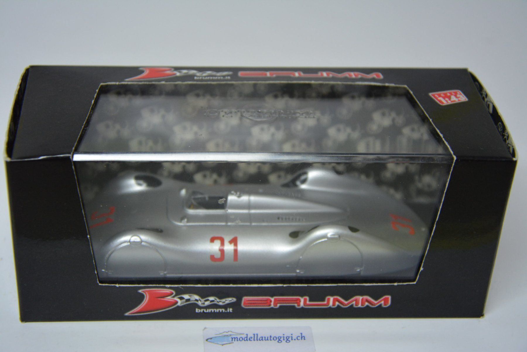 Audi Modellautos: Auto Union Tipo C Streamline #31 1937 ,  Brumm , 1:43 – Neu und originalverpackt aus Goldach von Feivel9
