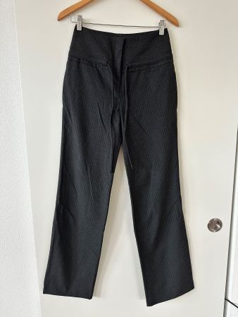 STEFANEL elegante Stoffhose Gr. 34 Nadelstreifen Business