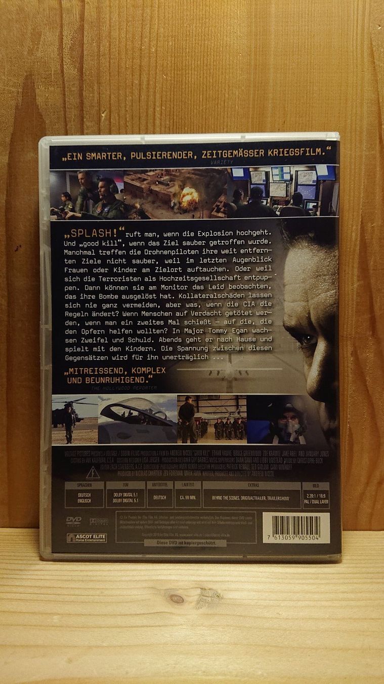 Tutti i DVDs: GOOD KILL DVD mit Ethan Hawke – Usato da Wilderswil venduto da Exebub 1