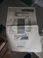 Original New York Times Zeitung vom 5. Nov. 1972 Teil