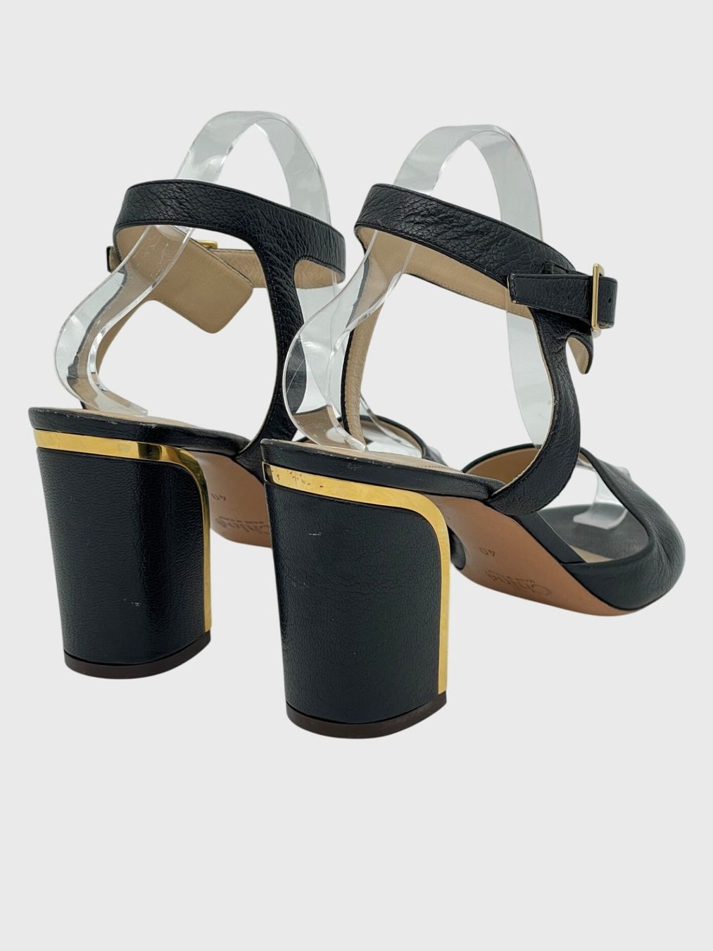 Chloé Scarpe da donna: Chloé Harper Sandale mit Absatz EU 40 Schwarz – Usato da Zürich venduto da shoe_shop 3