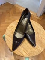 Via Roma Leather Pumps brown size 38.5