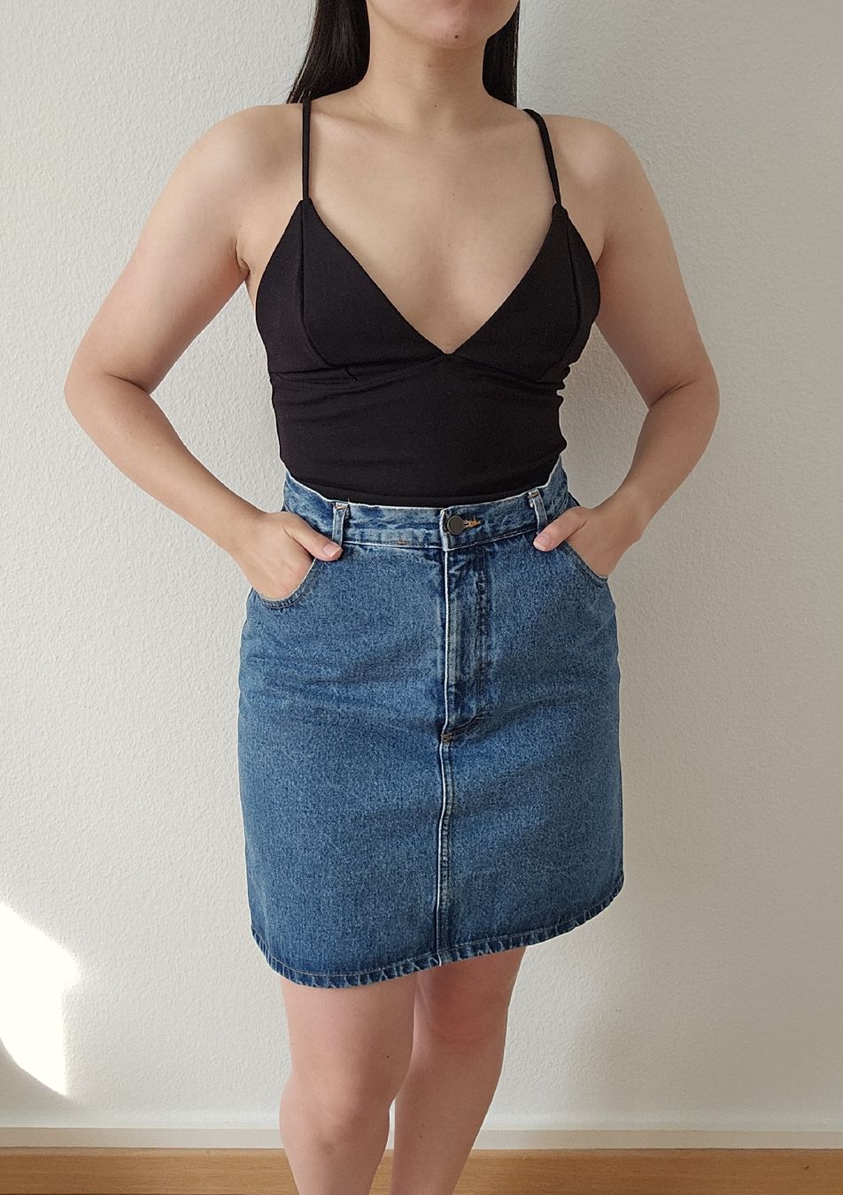 Weekday Top: Schwarzes Oberteil Top von Weekday Gr. S – Usato da Zürich venduto da Mme.Sora 1
