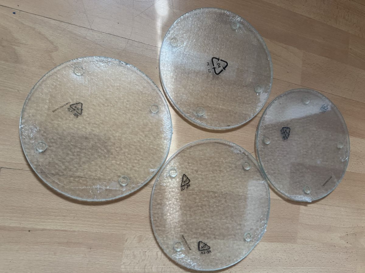 Untersetzer: 4stück Glas, Pfanneuntersetzer – Neu (gemäss Beschreibung) aus Grüningen von Salmons
