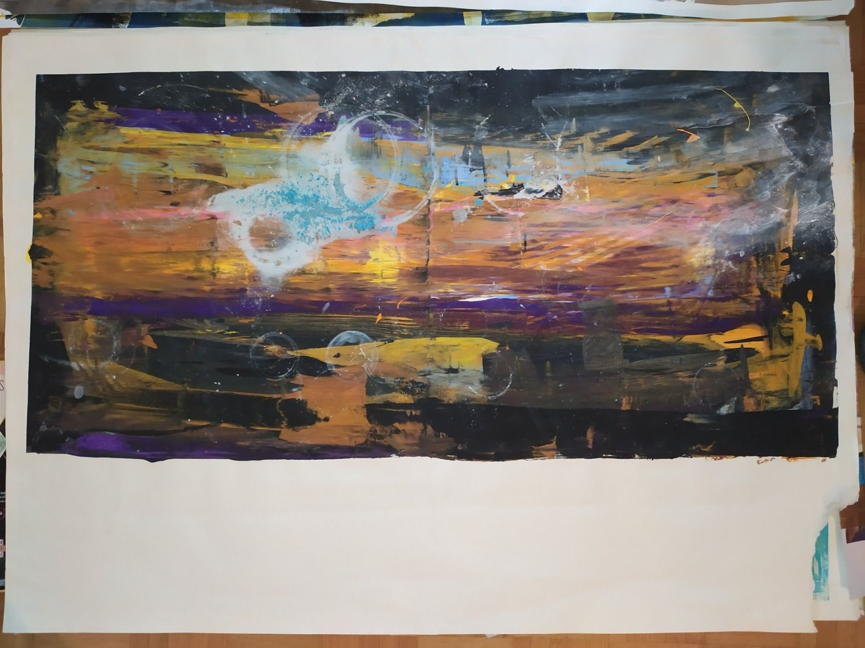 Dipinti: ART BRUT:  | " GALACTIC A" | Outsiderart – Nuovo (secondo la descrizione) da Aarau venduto da Unikumlis_ArtBrut