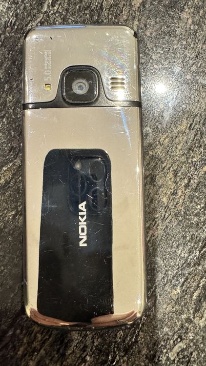 Original Nokia 6700 Classic Akkufachdeckel - Silver Gloss Ersatz