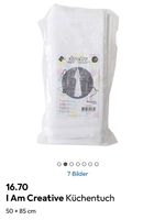Küchentuch/Geschirrtuch zum bemalen 5er-Pack