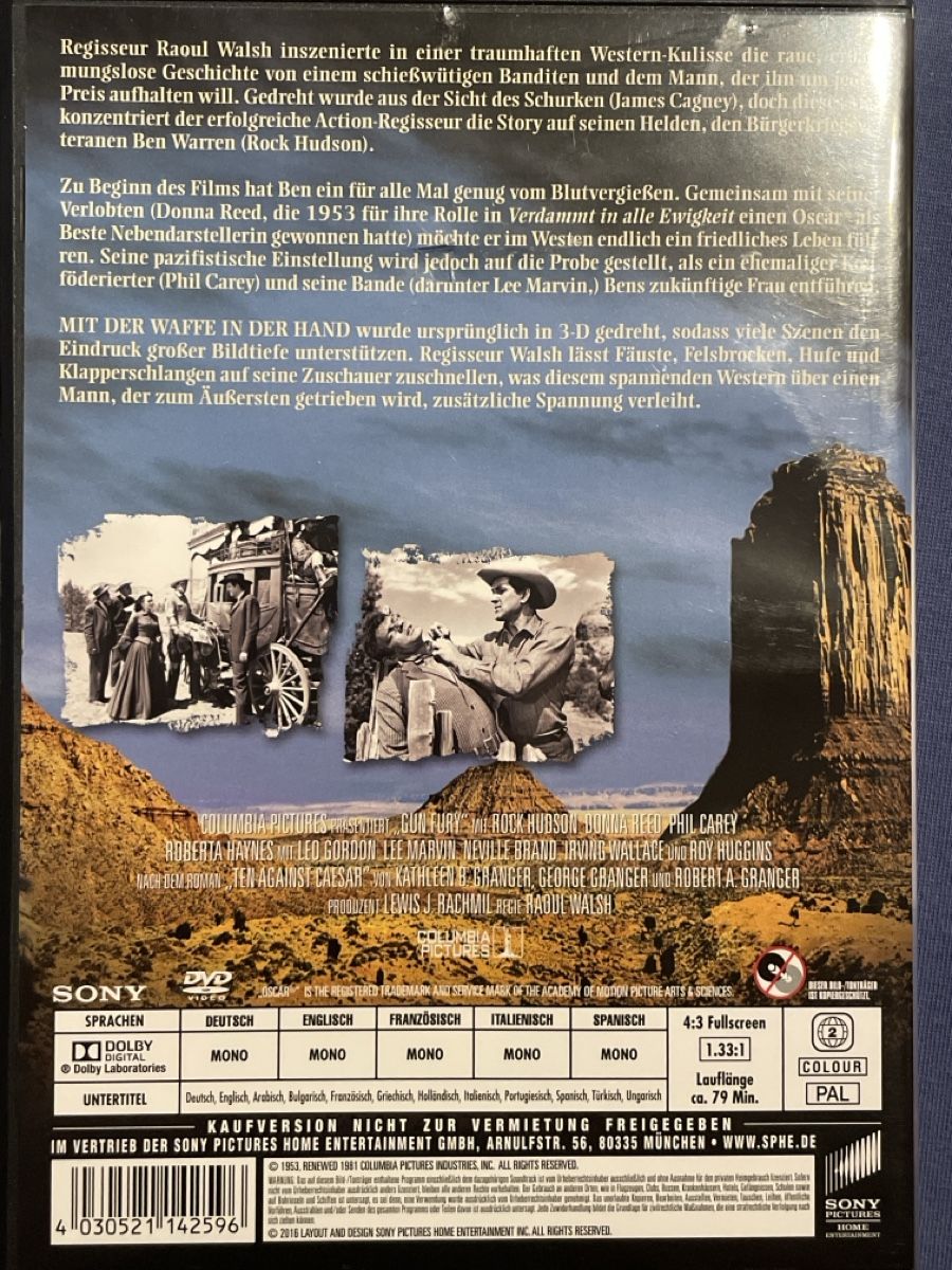 Tutti i DVDs: Mit der Waffe in der Hand (1953) – Usato da Waldenburg venduto da Mimily33 1