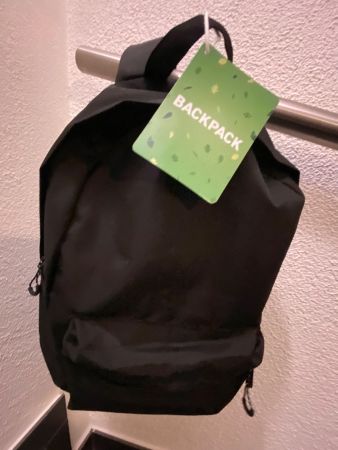 Schwarzer Rucksack, neu - perfekt für den Alltag!