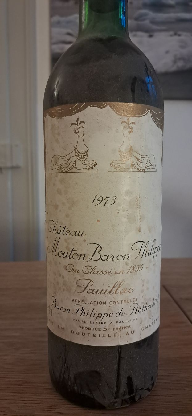 Vino: Flasche Château Mouton Baron Philippe 73cl 1973 – Usato da Nidau venduto da Darkpooh 1