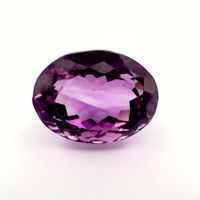 Natural Amethyst - 17 x 13 mm - 17.67 ct - Uruguay