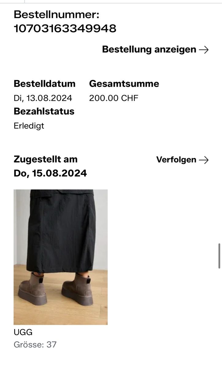 Ugg Scarpe da donna: UGG CLASSIC MINI DIPPER boots snow Plateaustiefelette Zara – Usato da Zürich venduto da Lotta1509 3
