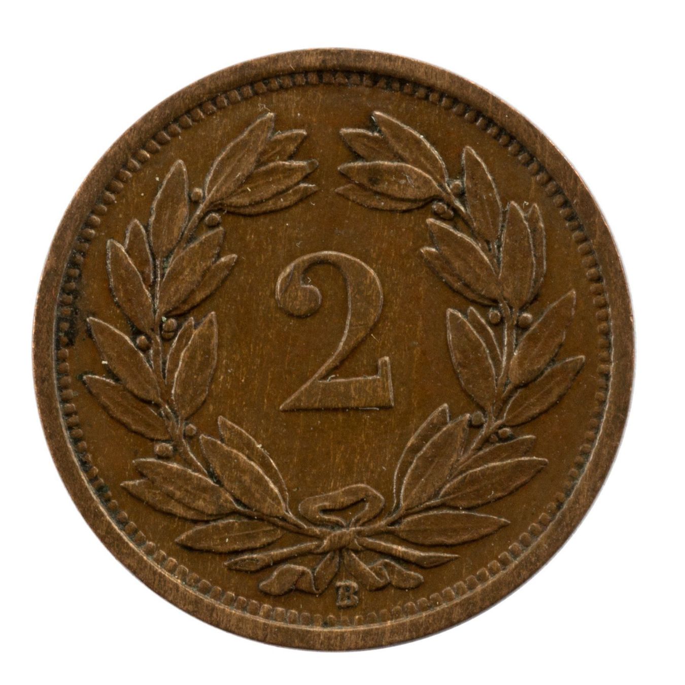 Tutti le monete: Schweiz / Suisse - 2 Rappen - 1929 – Usato da Rotkreuz venduto da Swiss-Coins 1