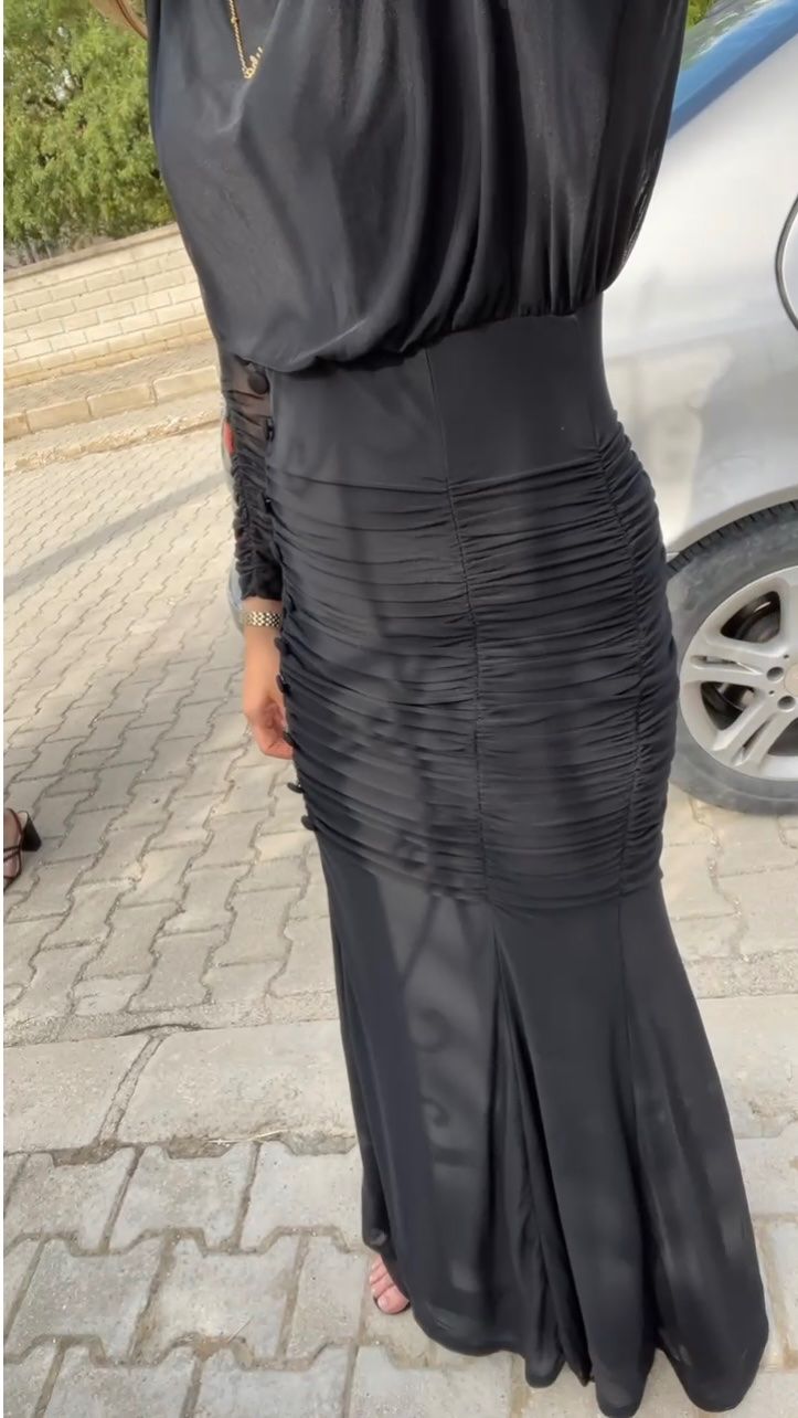 Shein Kleider: Elegantes, langes, schwarzes Abendkleid, Grösse 36 – Neu (gemäss Beschreibung) aus Lengnau BE von b.bulduk 3