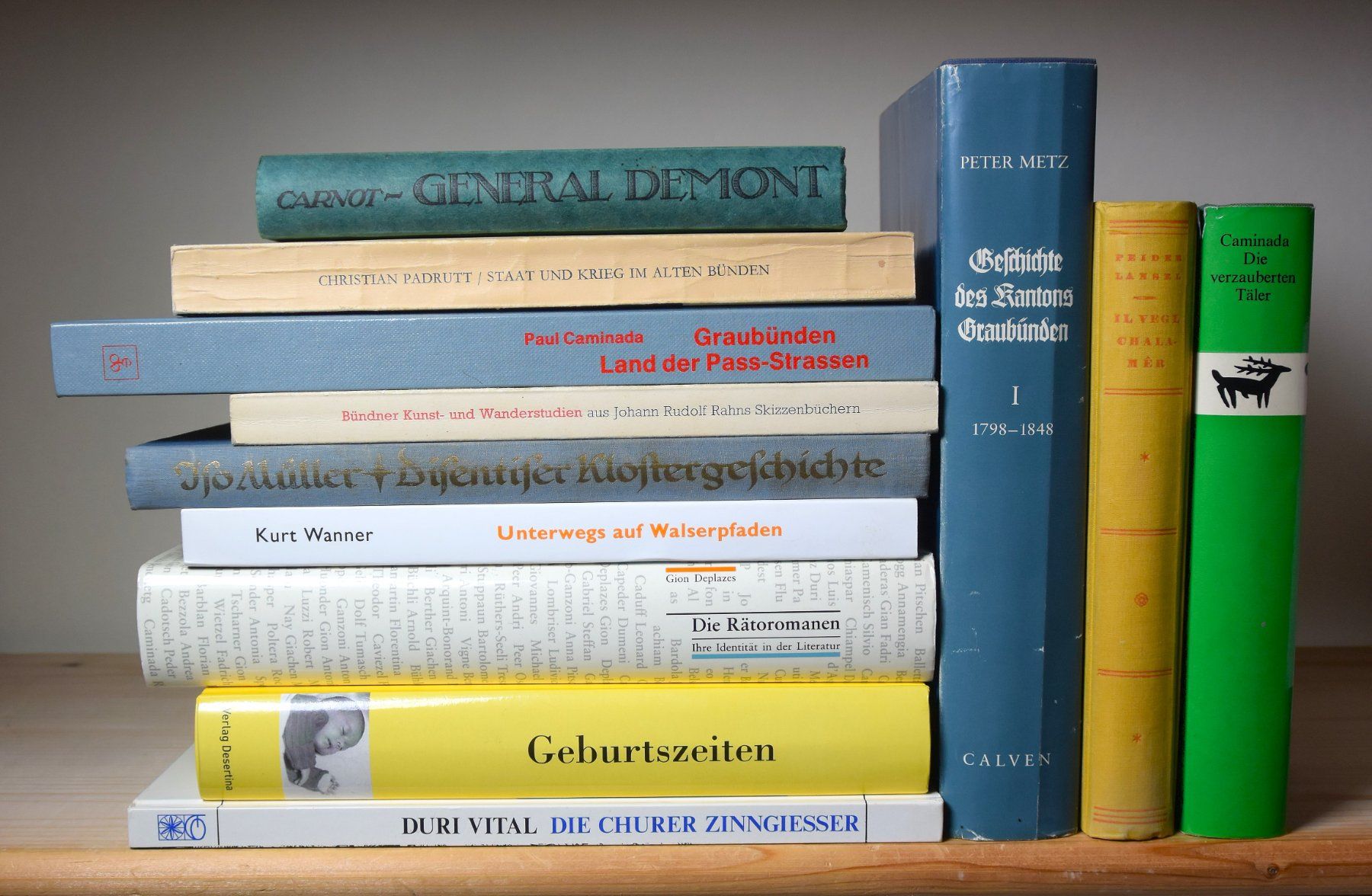 Bücher: Konvolut, Lot, Sammlung: Graubünden 19 Titel – Gebraucht aus Erschwil von taglang