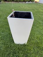 Blumenkübel Lechuza weiss mit Bewässerung