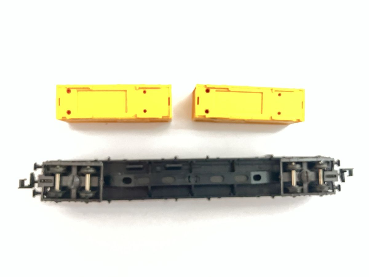 Fleischmann Modellini di ferrovie: 2xPOST Container Flachwagen TP SPUR N – Usato da Oberbuchsiten venduto da Orsetto24 3