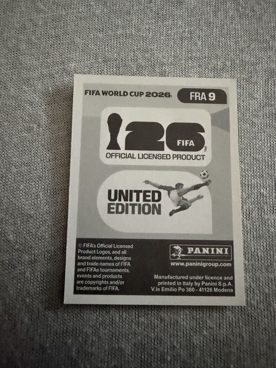 Panini Cartes à collectionner: FRA9, Panini, WM26  – Neuf (Voir description) à Amriswil par ALETAL 1