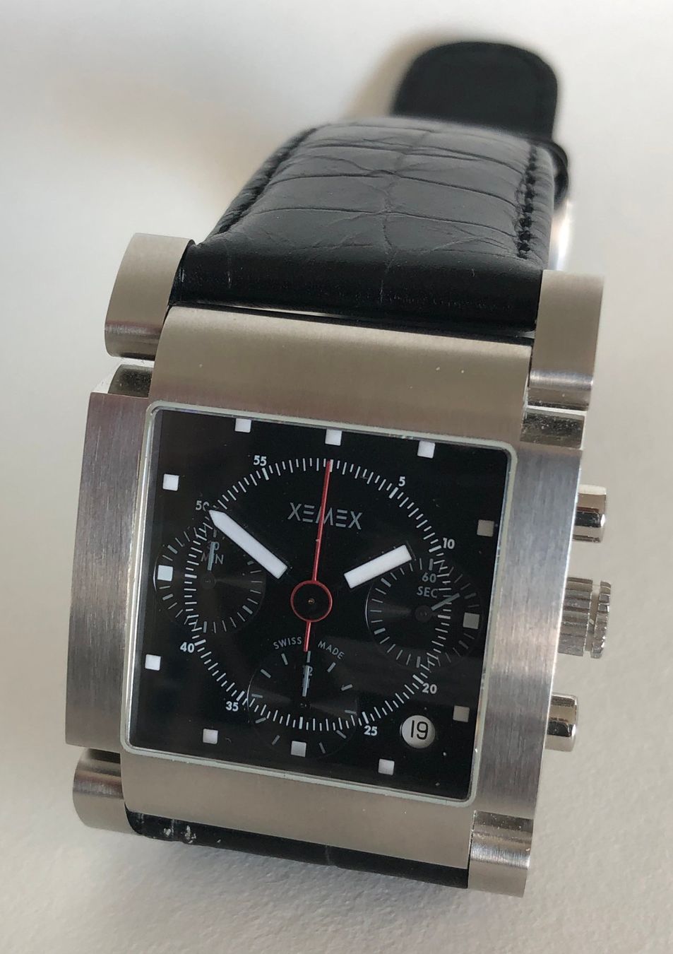 Orologi: XEMEX Avenue Chrono - Ref 2355-130 - Stahl - NOS – Nuovo (secondo la descrizione) da Appenzell venduto da Zimiuno 2