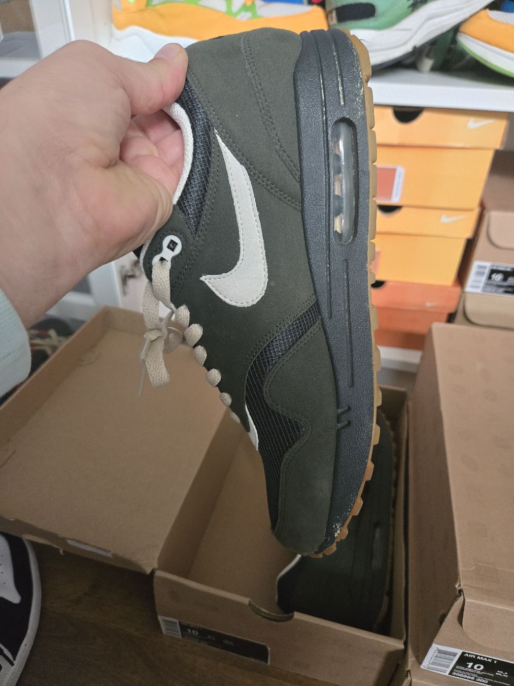 Nike Scarpe da uomo: Nike Air Max 1 x Dark Army 2010 – Usato da Thun venduto da Snkrfrkr 4