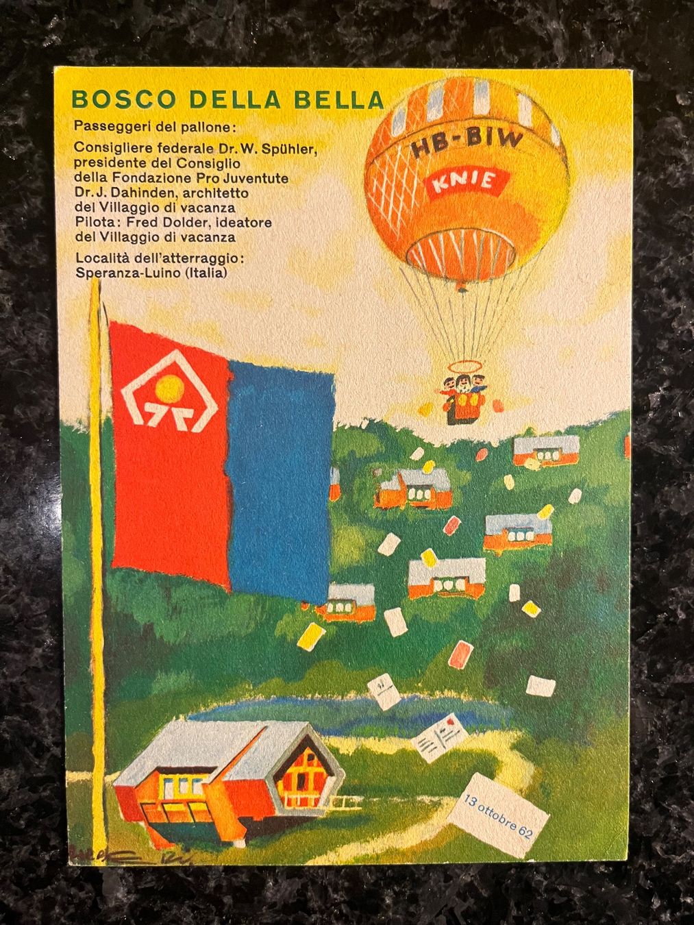 Tutti i francobolli: Alte Karte Bosco Della Bella Circus KNIE – Nuovo (secondo la descrizione) da Freidorf TG venduto da ern_7s68