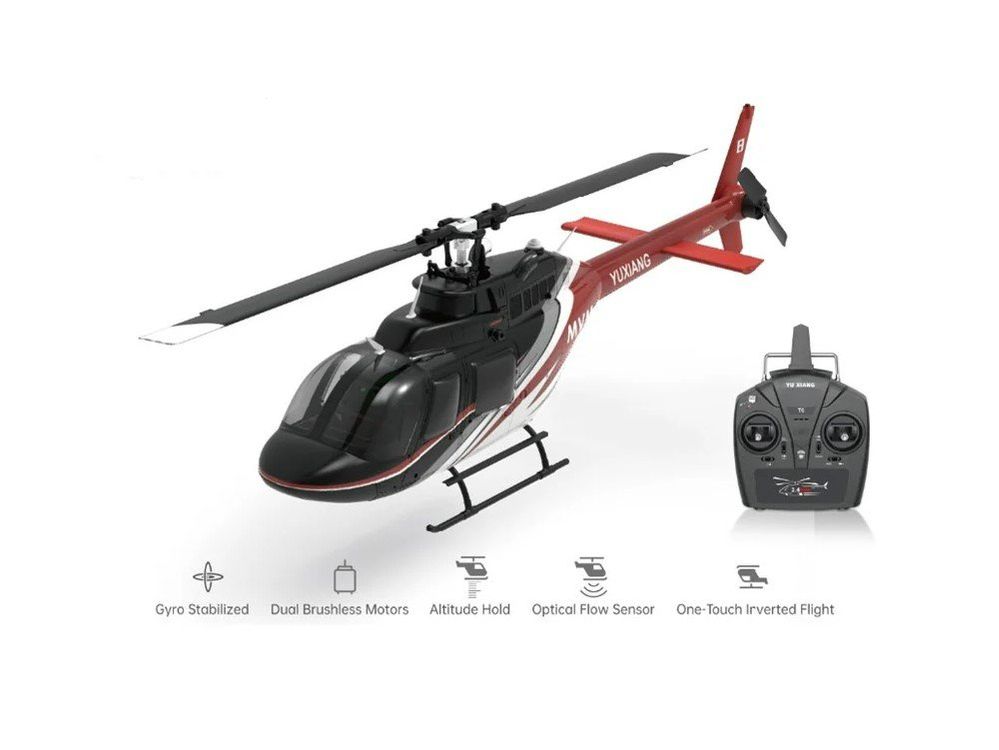 Scale Helicopter Bell 206 Jet Ranger - 6-Achs Gyro - RTF-Set (Neu und ...
