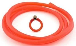 Buna cord       4 mm    rot    je Meter