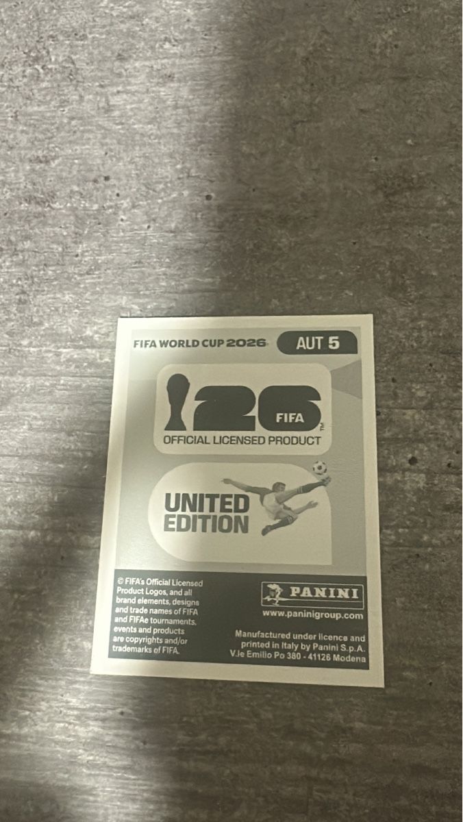 Panini Carte collezionabili: AUT 5 , FIFA WORLD CUP 2026 PANINI  – Nuovo (secondo la descrizione) da Frauenfeld venduto da 1PegPeg1 1