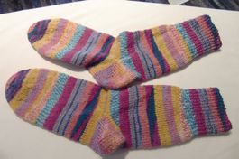 handgestrickte Socken Grösse 38/39