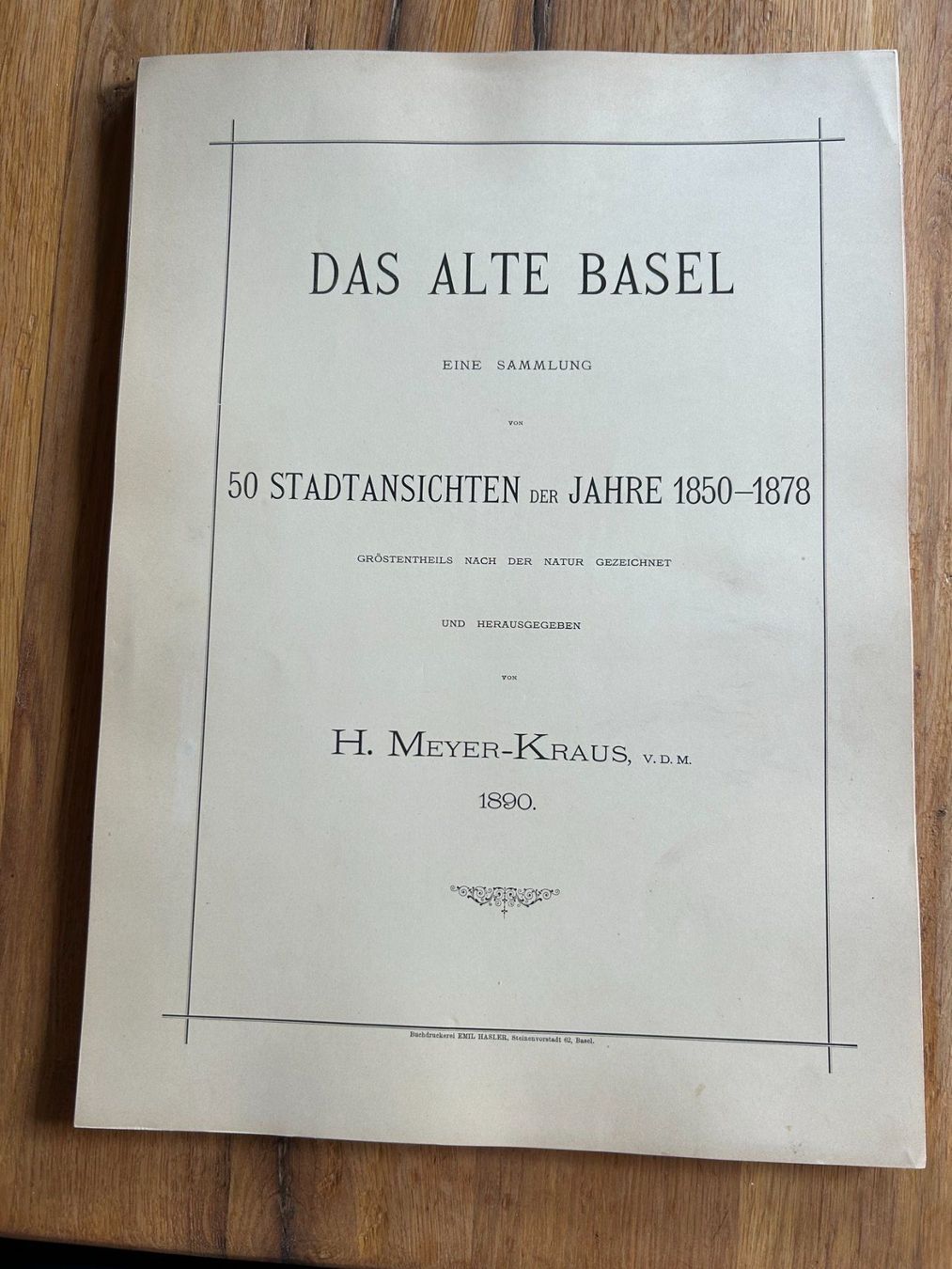 Foto & Immagini: Bilder von Basel, H. Meyer-Kraus – Usato da Binningen venduto da Kilini