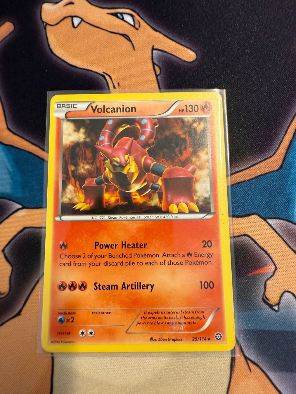 Pokémon Sammelbilder & Trading cards: Volcanion (STS 25) - Steam Siege – Neu (gemäss Beschreibung) aus Bülach von Pfrenzel