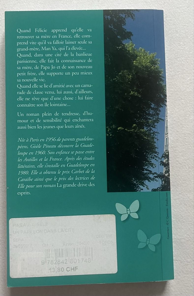 Livres: Un papillon dans la cité – D'occasion à Einsiedeln par lar_d62m 1