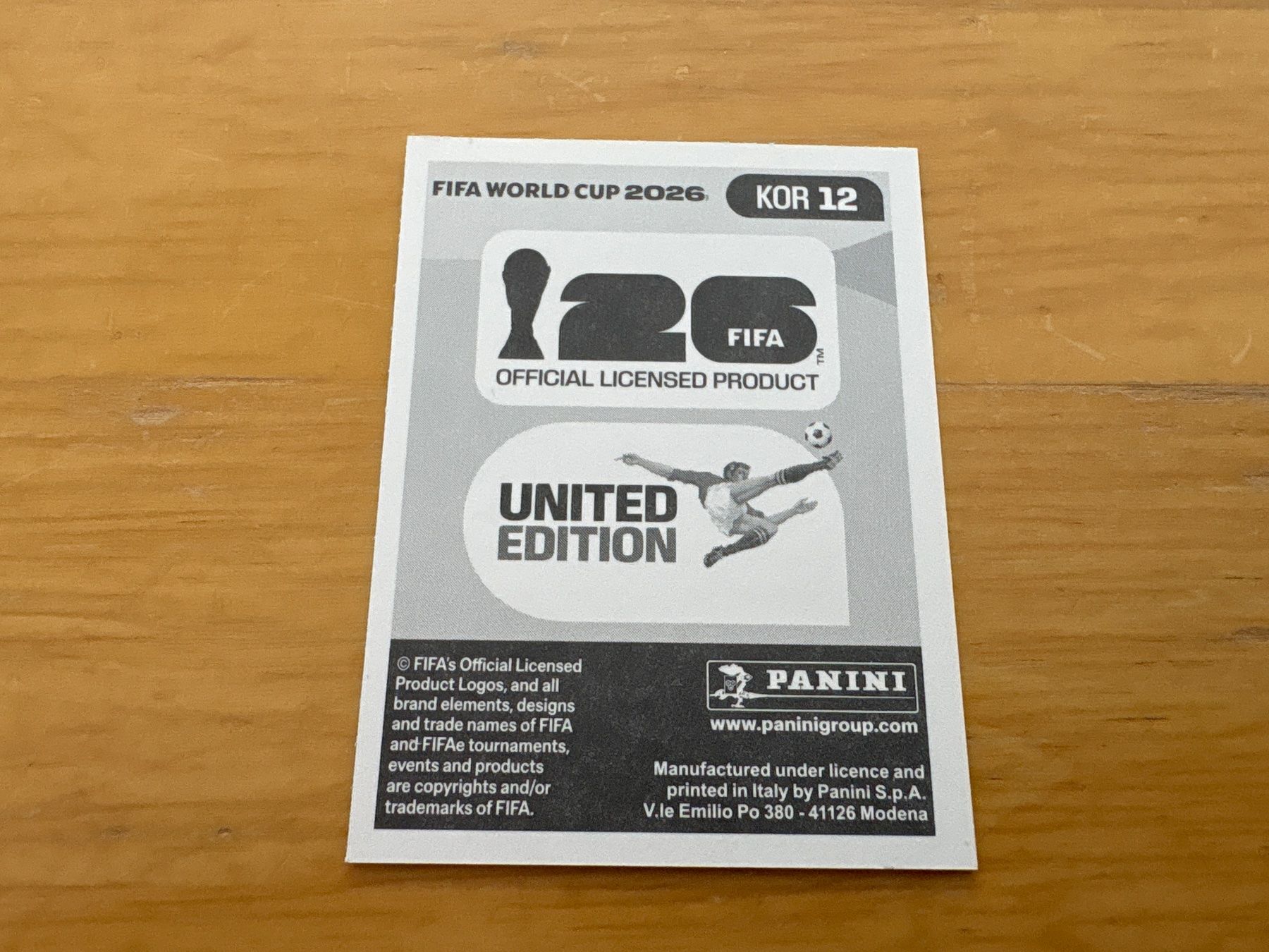 Panini Carte collezionabili: Panini 2026 KOR 12 – Nuovo (secondo la descrizione) da Elsau venduto da Cerry81 1