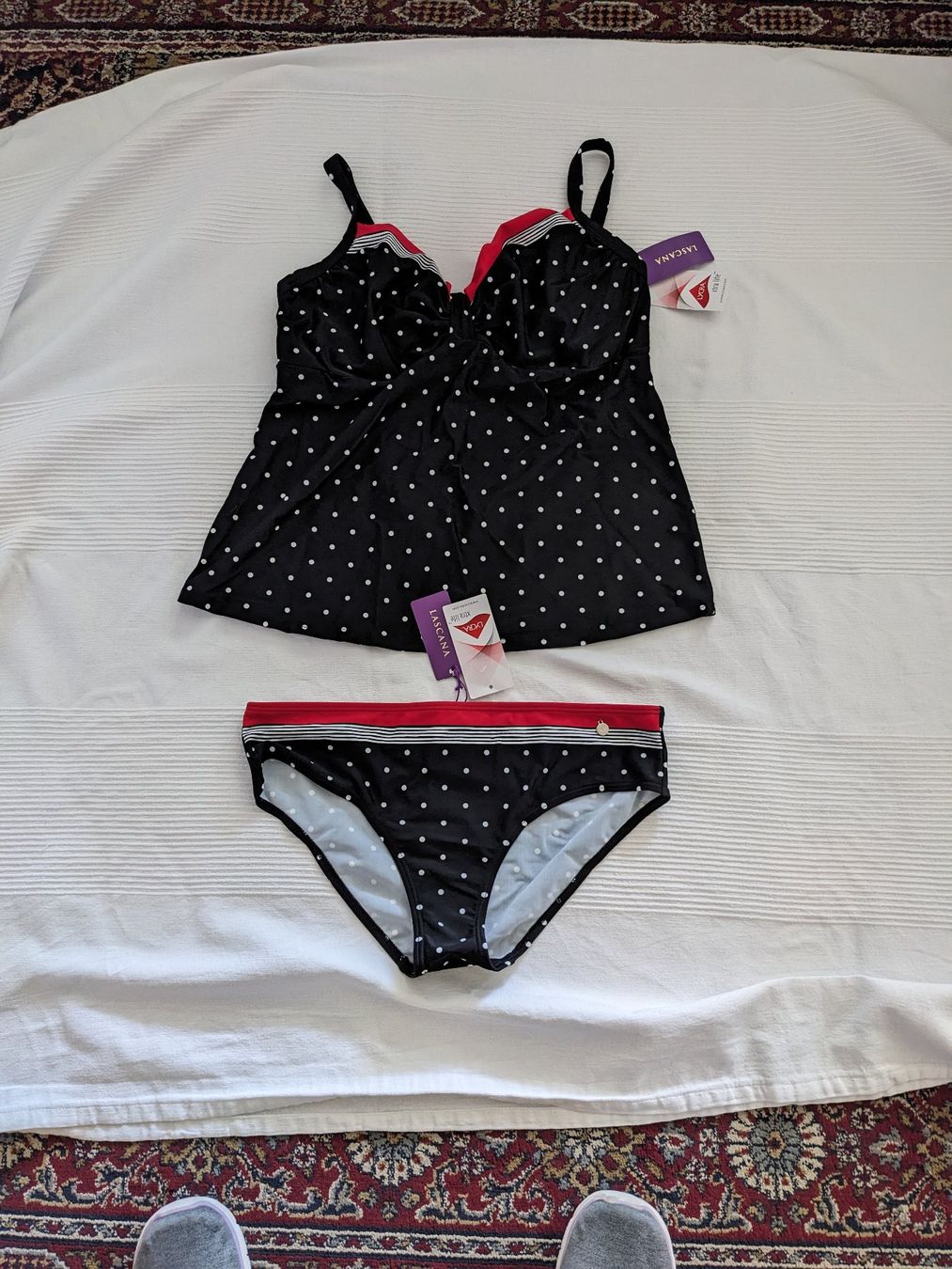 Lascana Costumi da bagno & Bikini: Lascana Tankini set Gr 42E - Hose Gr  42 – Nuovo e nell'imballaggio originale da Luzern venduto da Sofia33 2