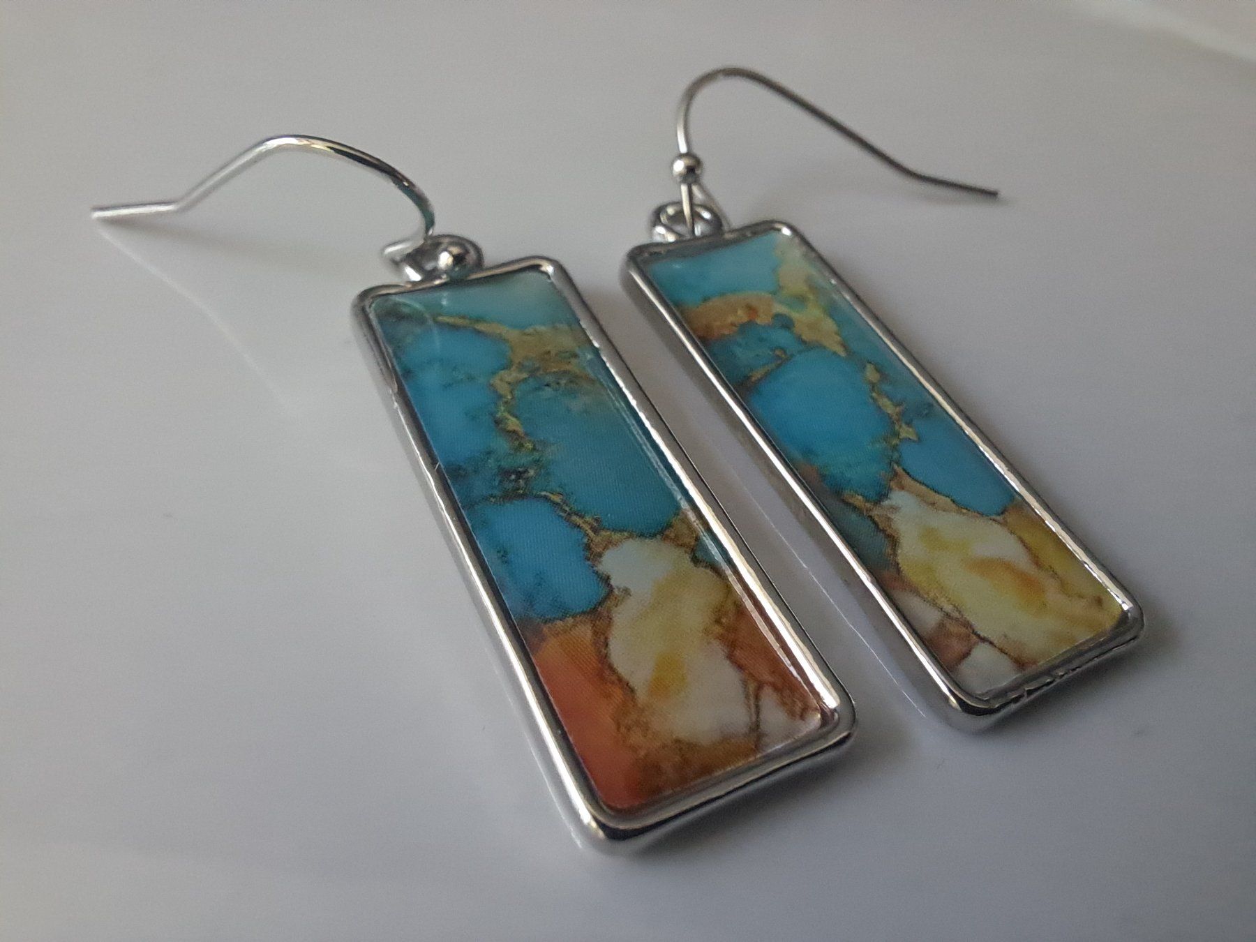 Orecchini pendenti & Orecchini a lobo: Boucles d'oreilles plaqué argent – Nuovo e nell'imballaggio originale da St-Imier venduto da supernova21 1