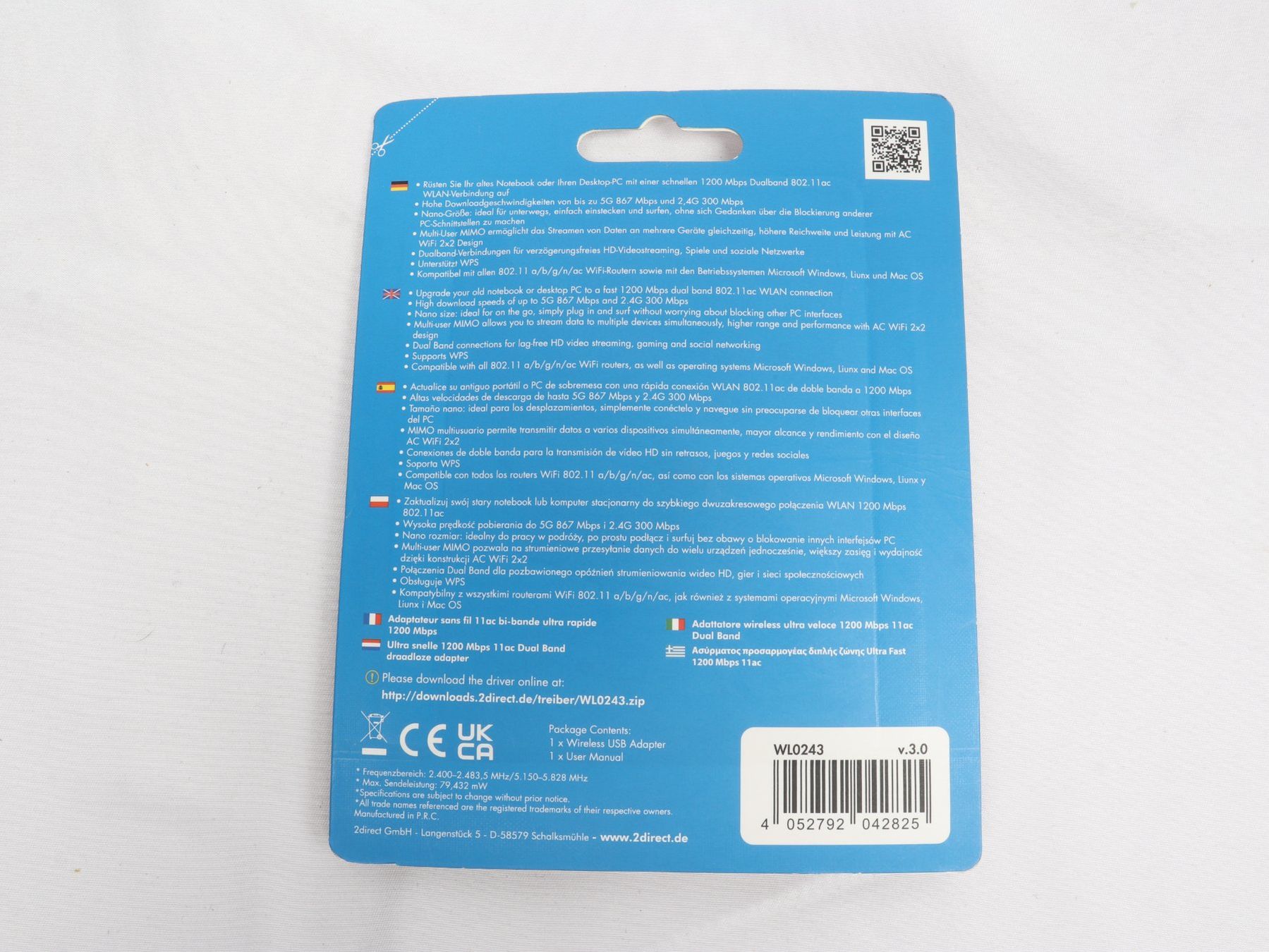 Laufwerke & Adapter: LOGILINK Wireless AC 1200Mbps USB Adapter – Neu und originalverpackt aus Steinen von Restwert_Steinen 3
