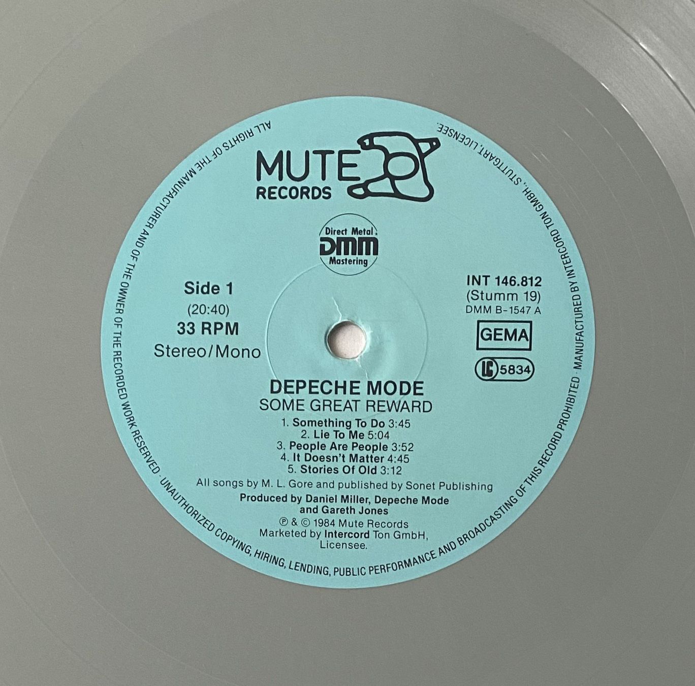 Dischi in vinile: Depeche Mode, Some Great Reward – Usato da Flums venduto da Empe1 6