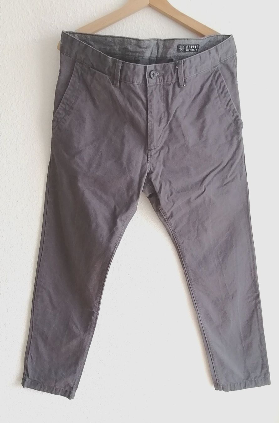 Esprit Pantaloni: Chino Hose blaugrau W33, L32 Esprit – Usato da Rheinfelden venduto da womanskirtSecondhand