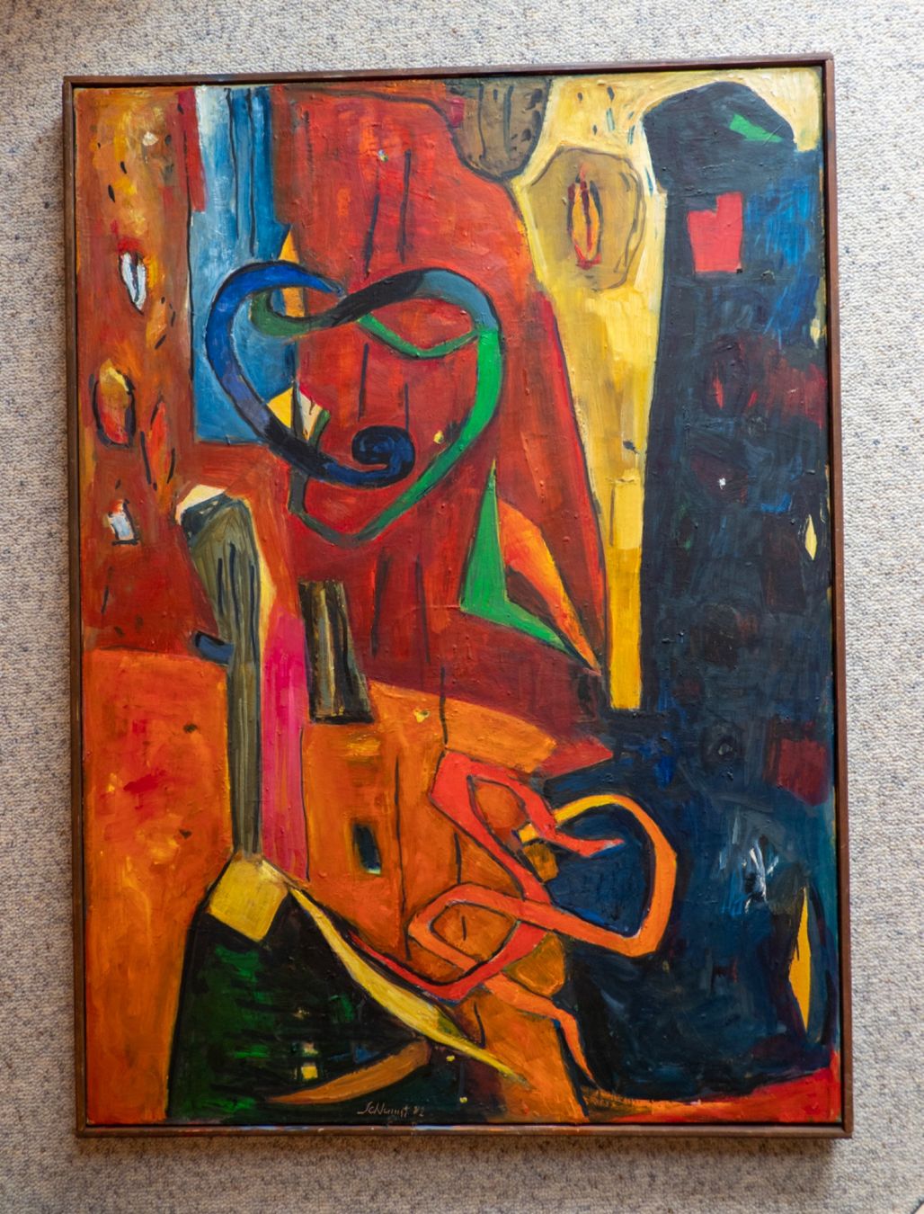 Dipinti: Ölbild Walter Schlumpf – Usato da Zürich venduto da kevin1977