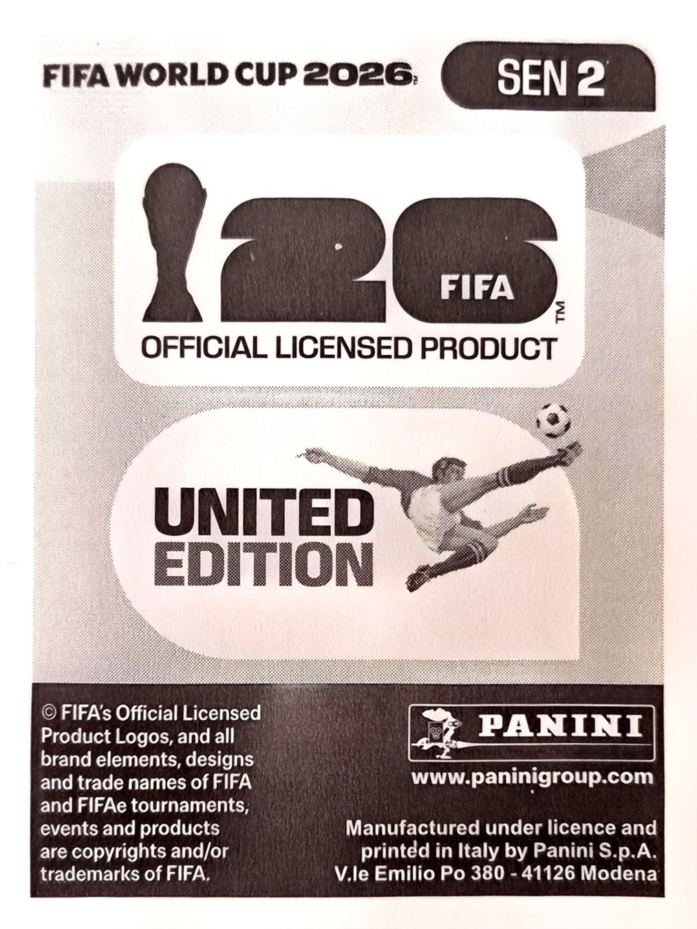 Panini Sammelbilder & Trading cards: Carte FIFA World Cup 2026 SEN 2 – Gebraucht aus Clarens von rim_g98y 1
