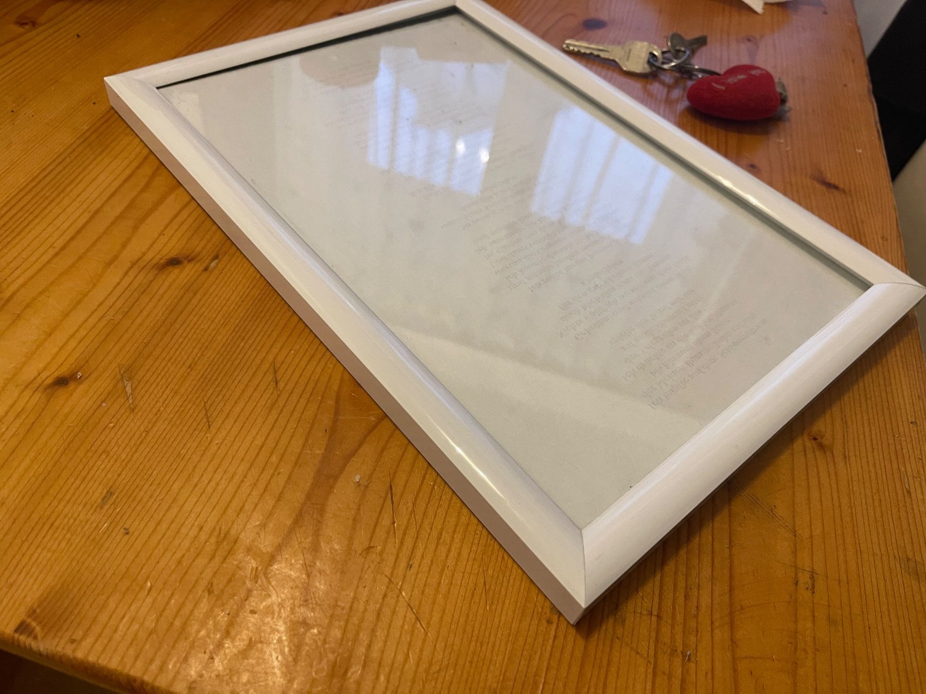 Cornici: Kunstoff Bilderrahmen Weiss, DIN A4 – Usato da Weinfelden venduto da ice_heart_xx 2