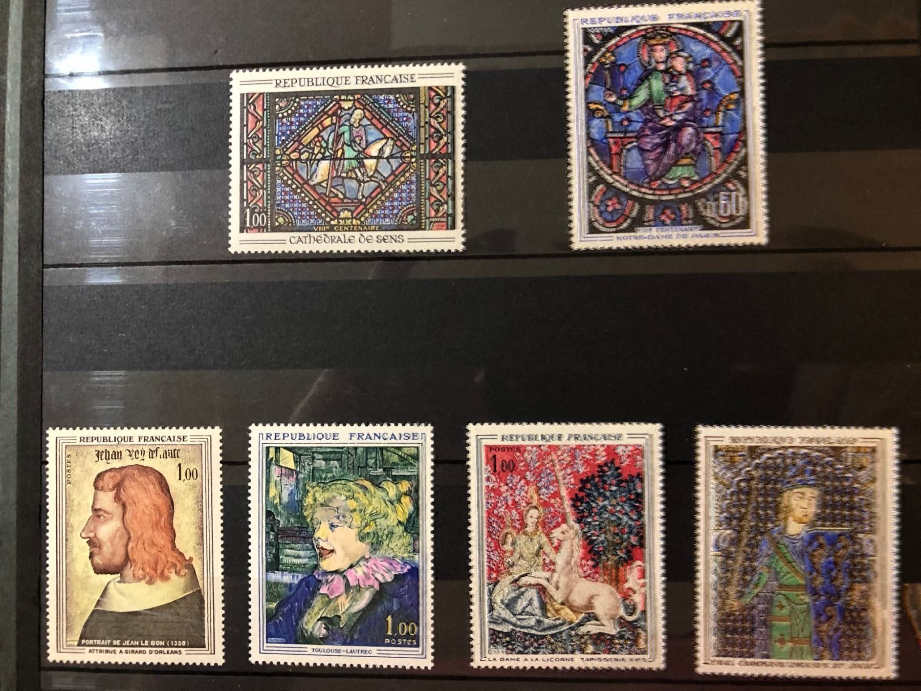 Tutti i francobolli: Musée Imaginaire 1964 6 tableaux neufs** – Nuovo e nell'imballaggio originale da Lausanne venduto da ffhoud