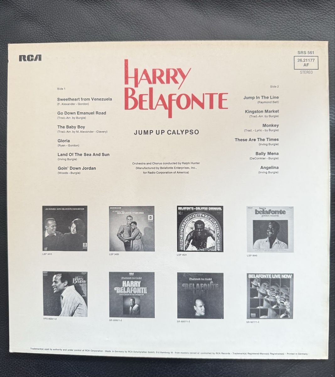 Dischi in vinile: Harry Belafonte Jump Up Schallplatte – Usato da Goldach venduto da Donpancho 1