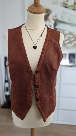 Gilet Imitation Daim